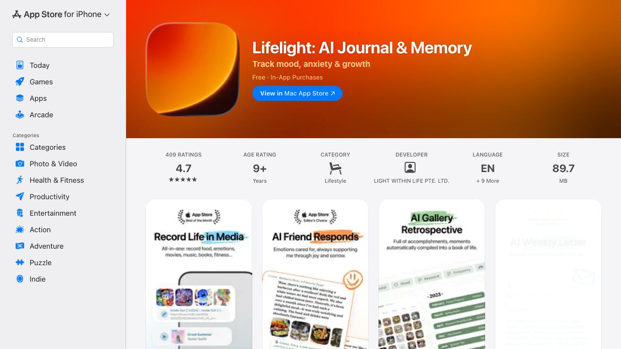 Moolight 网站截图