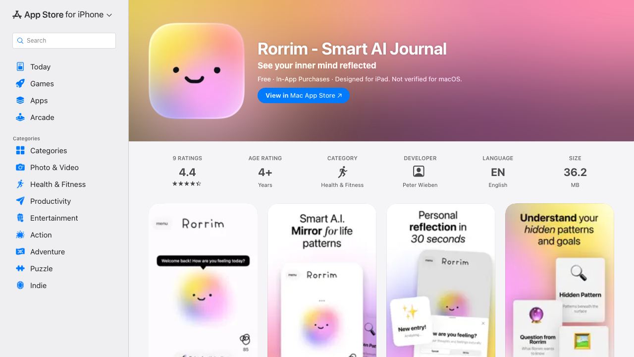 Rorrim website screenshot