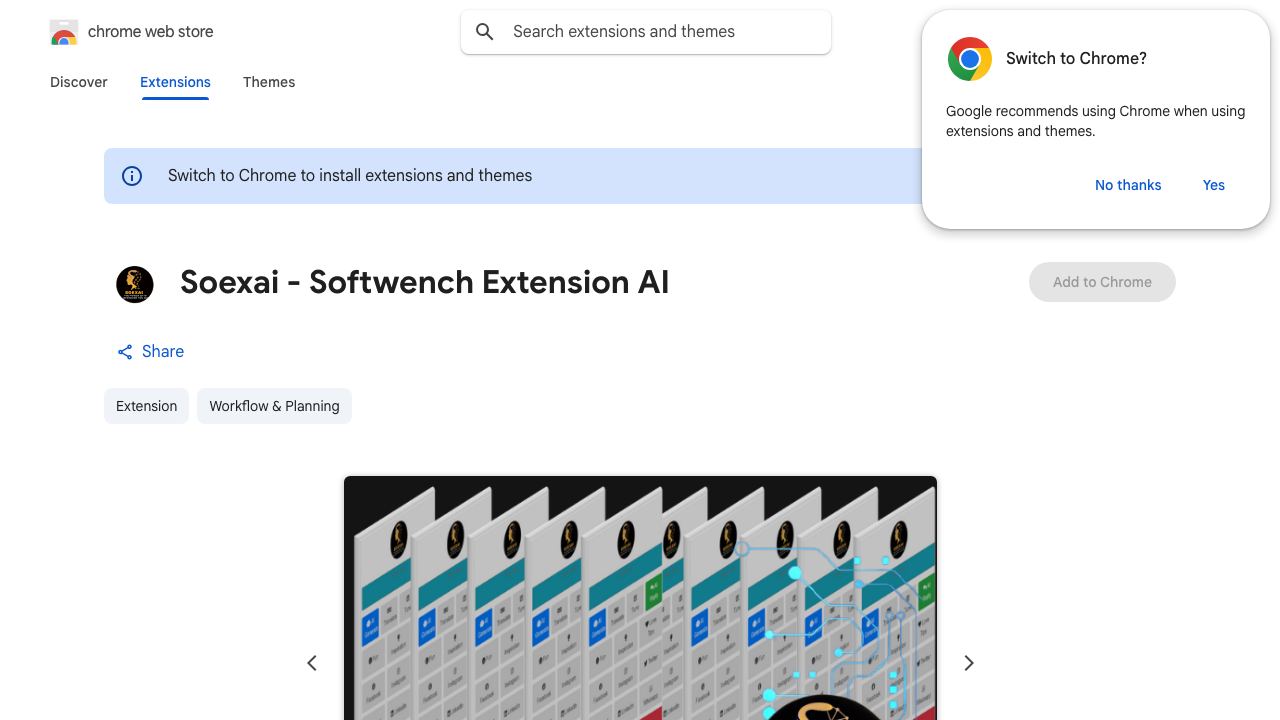 Soexai - Softwench Extension AI 网站截图