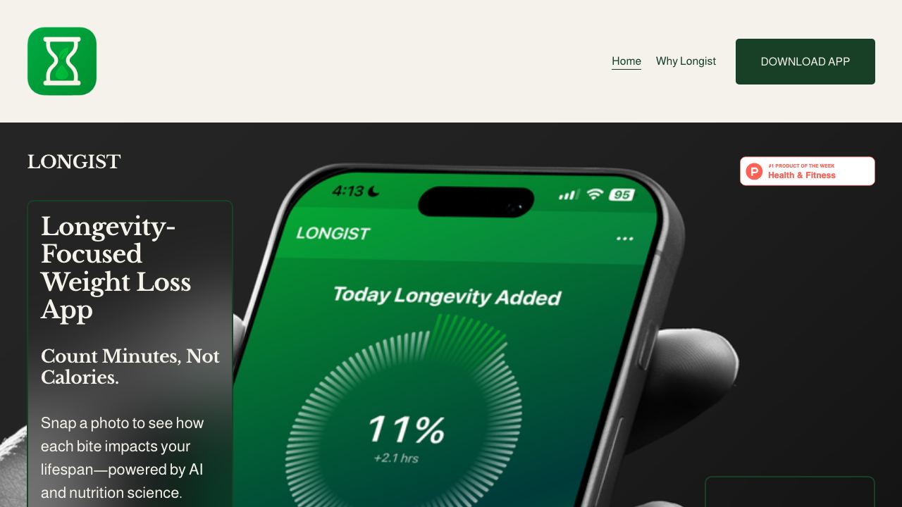 Longist website screenshot