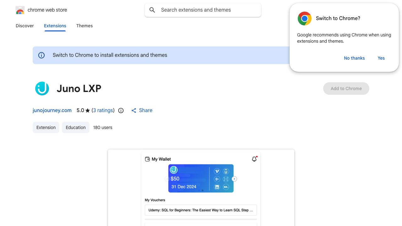 Juno LXP 网站截图
