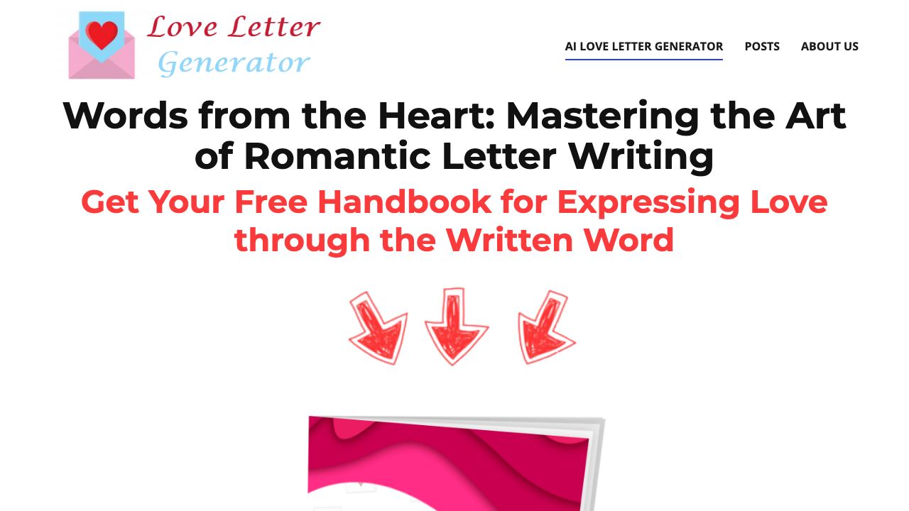 Love Letter Generator 网站截图