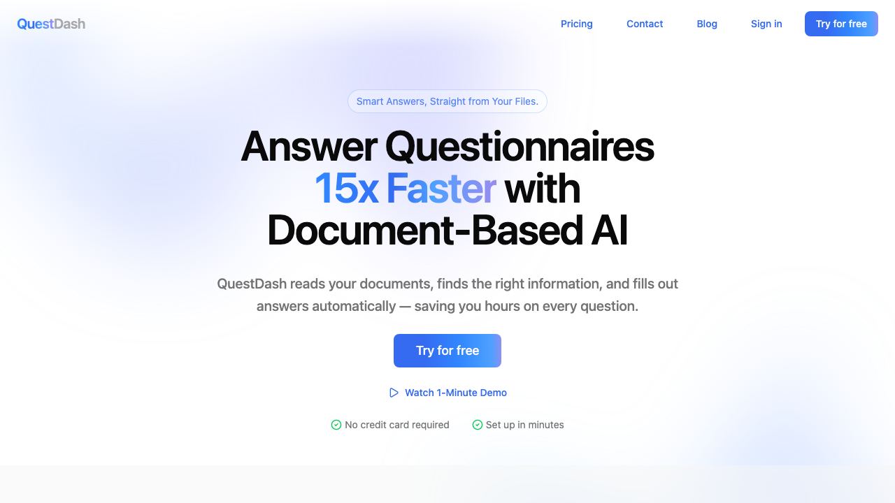 Questdash 网站截图