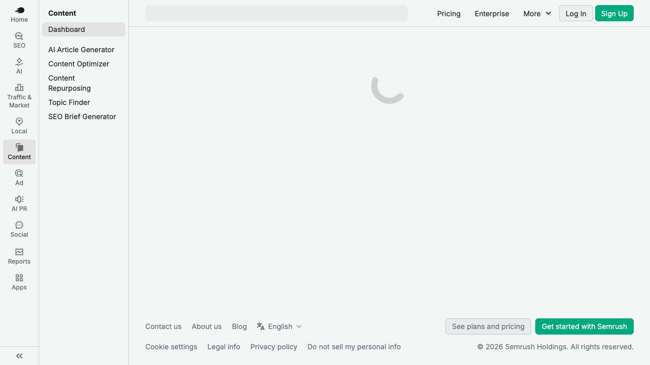 AI Social Media Post Generator 网站截图