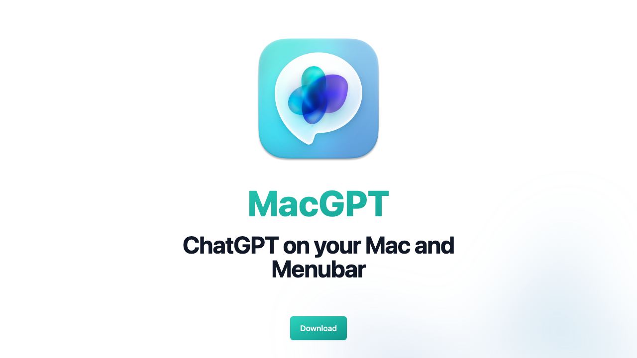 MacGPT 网站截图
