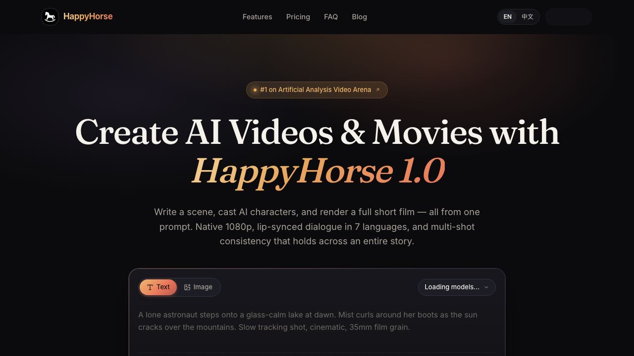 HappyHorse - 2 网站截图