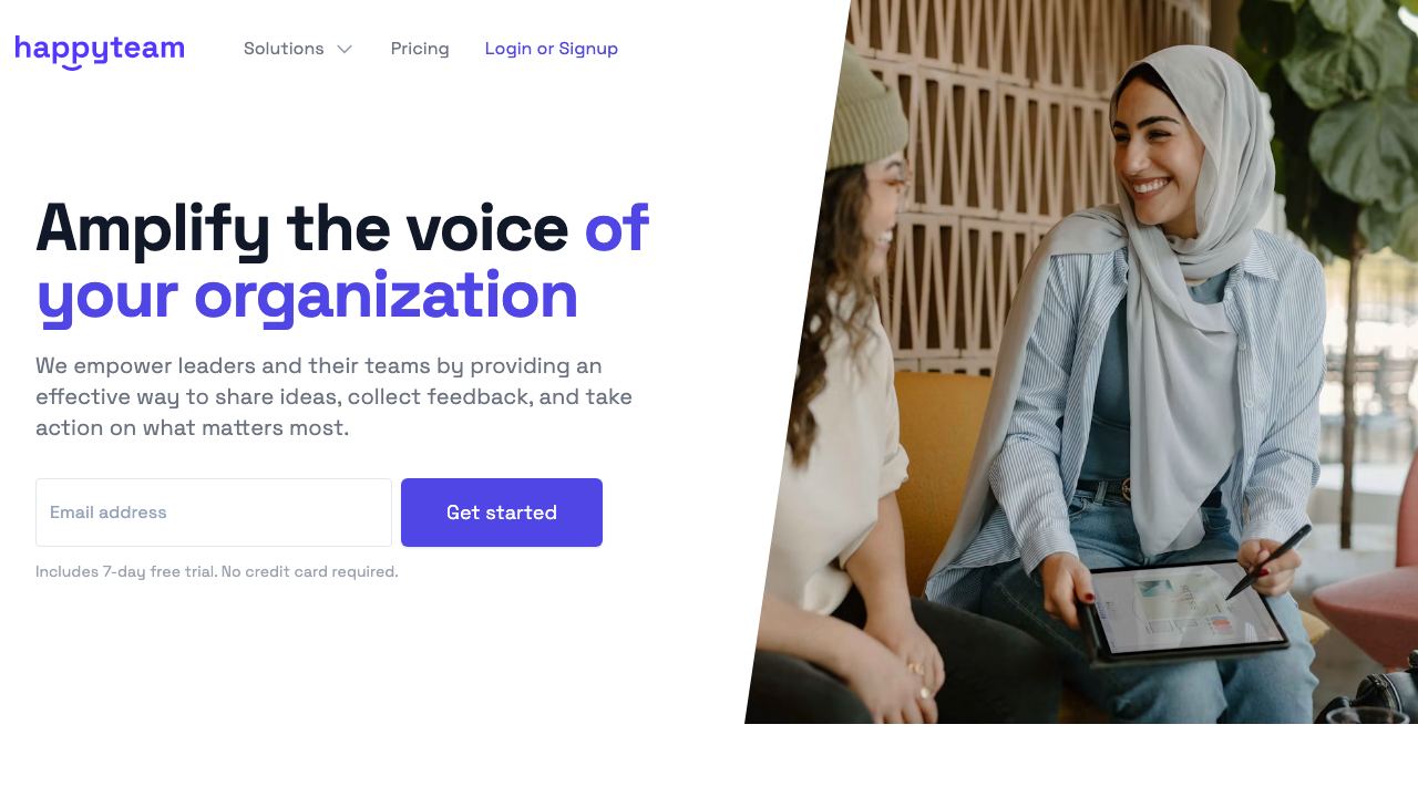 HappyTeam.ai 网站截图