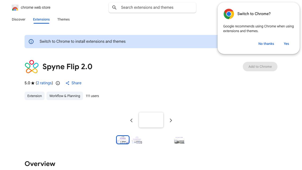 Spyne Flip website screenshot