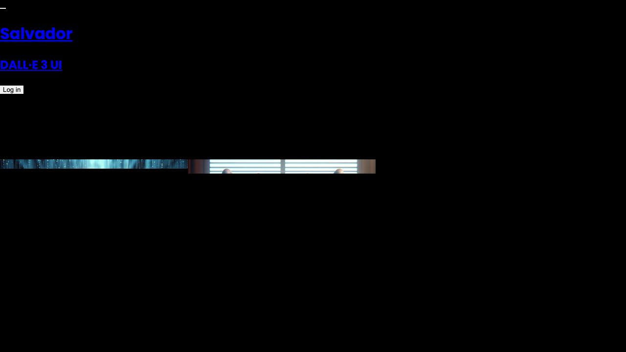 Salvador - DALL•E 3 UI 网站截图