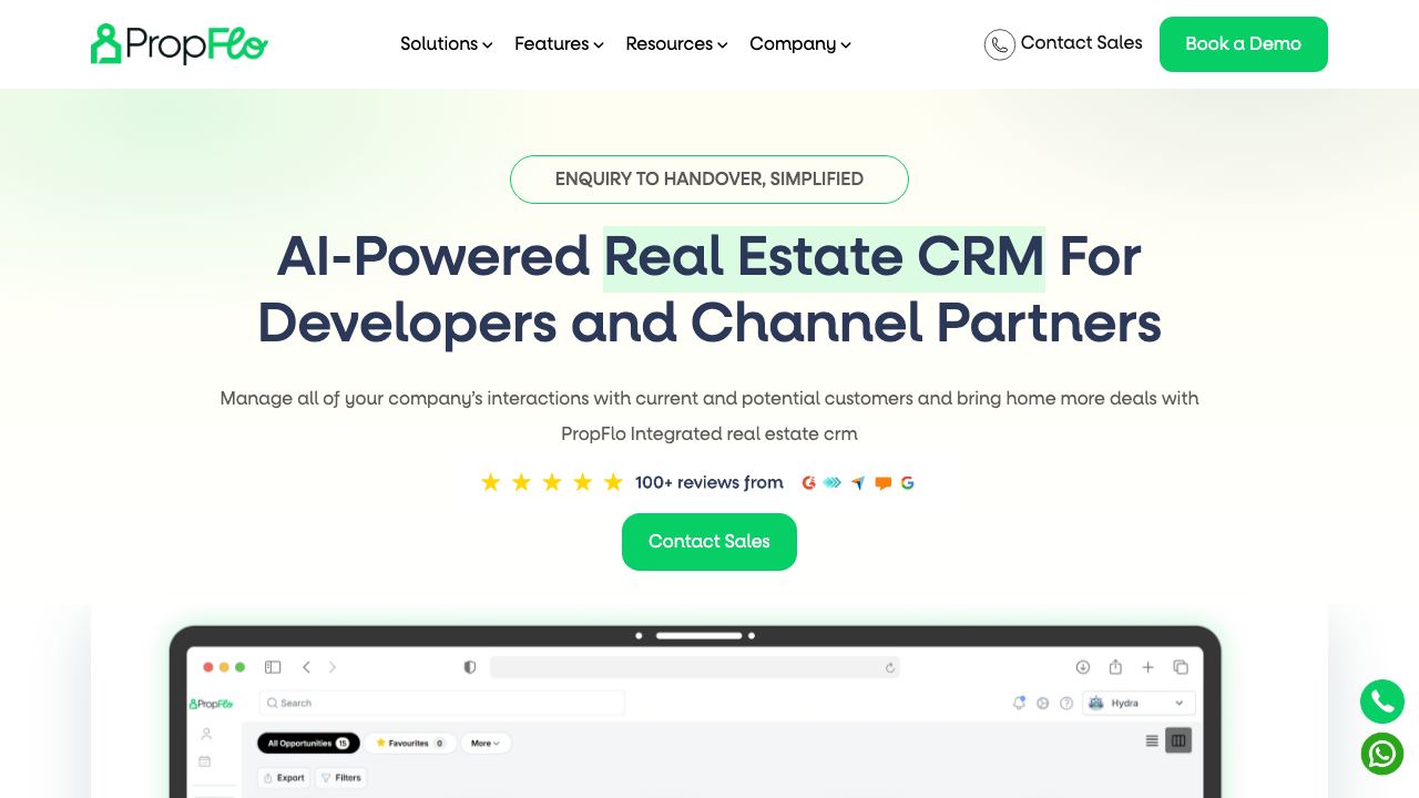 PropFlo website screenshot
