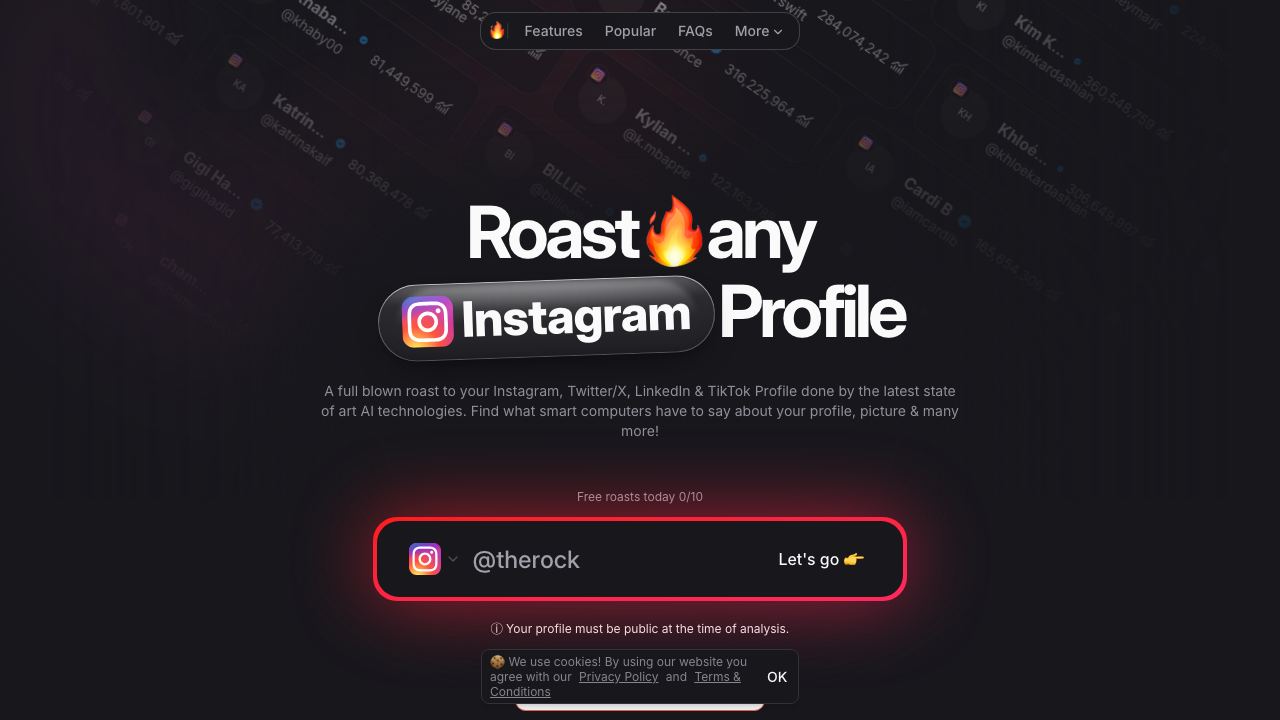 Roast ® website screenshot