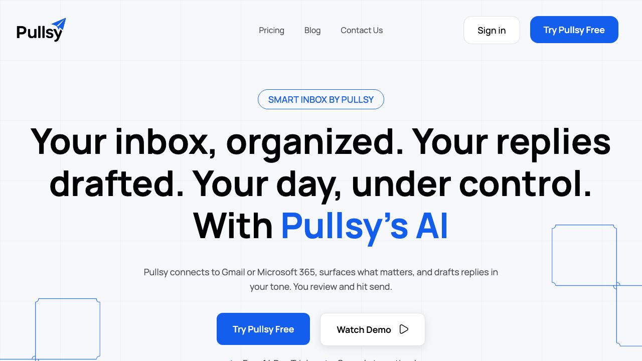Pullsy website screenshot