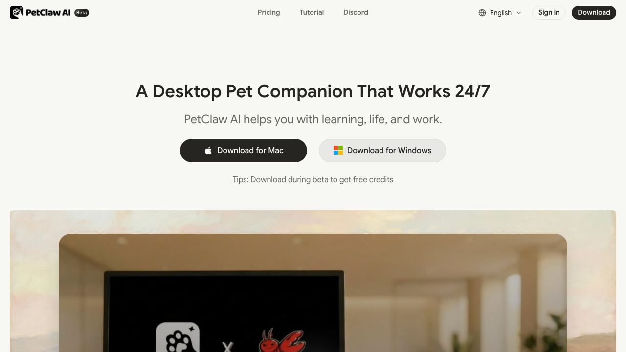 Petclaw AI 网站截图