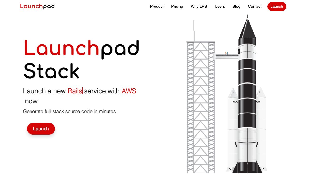 Launchpad Stack 网站截图