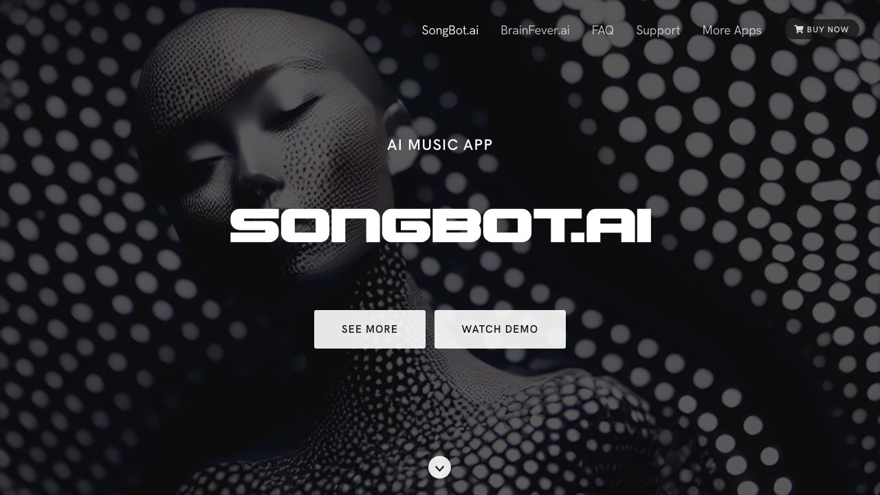 SongBot AI Music 网站截图