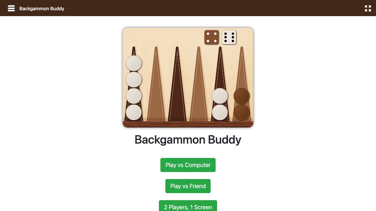 Backgammon Buddy 网站截图