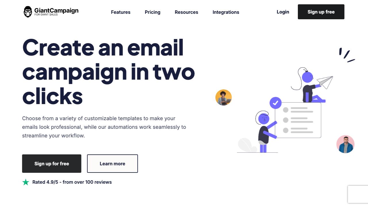 GiantCampaign 网站截图