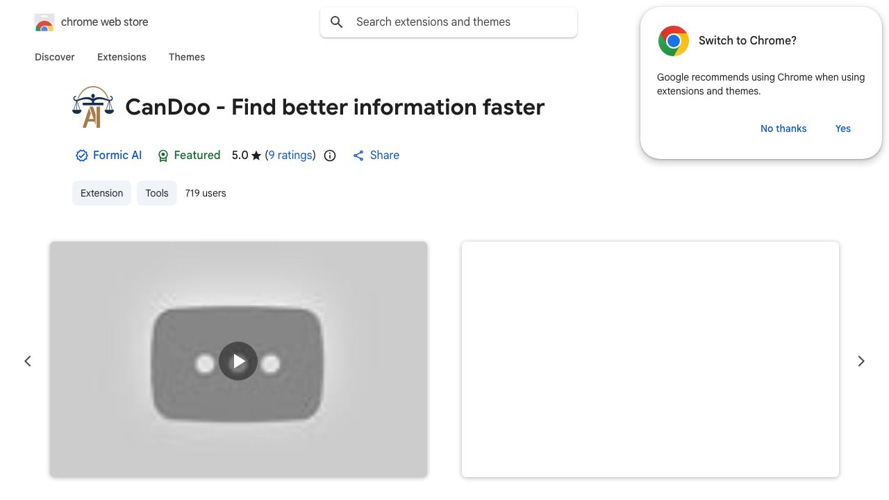 CanDoo - Find better information faster 网站截图