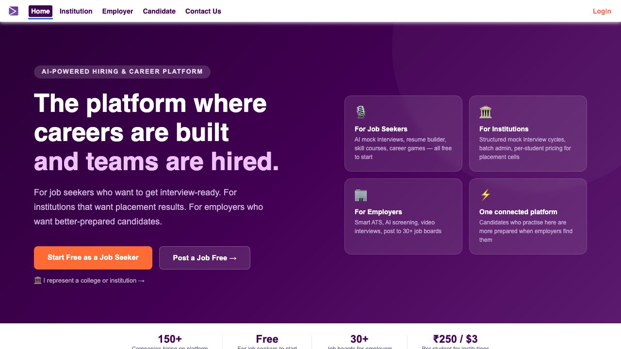 LueinHire.com website screenshot