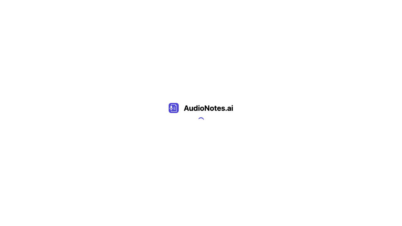 AudioNotes.ai 网站截图