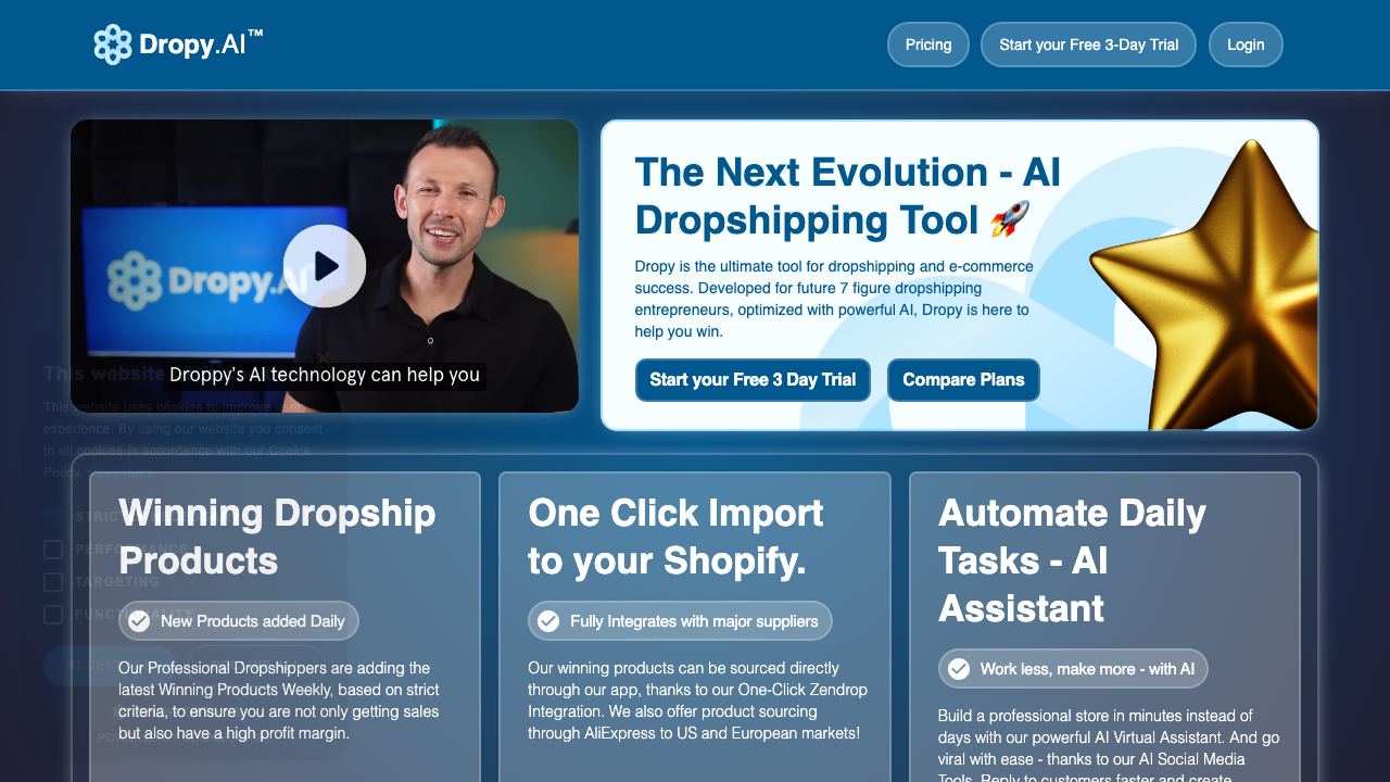 Dropy AI 网站截图