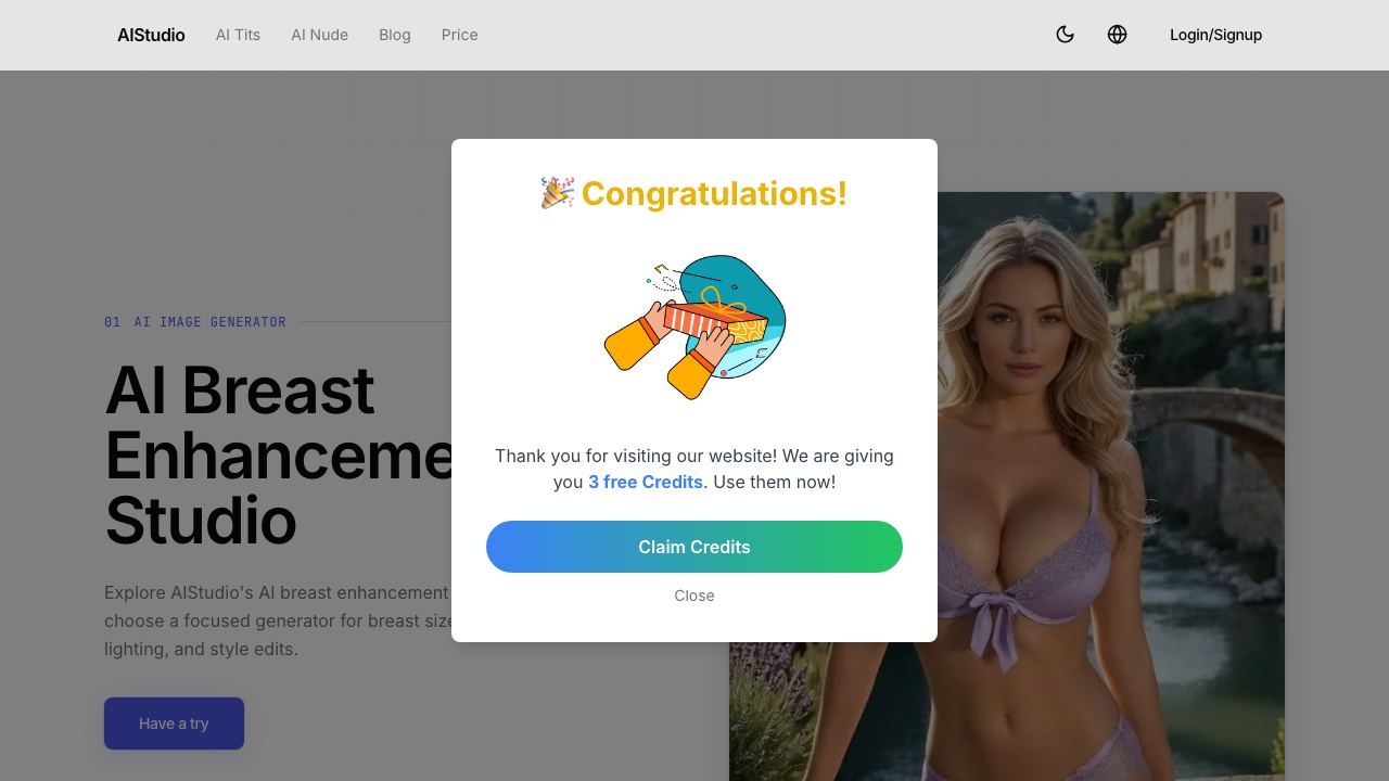 Big Breast AI 网站截图