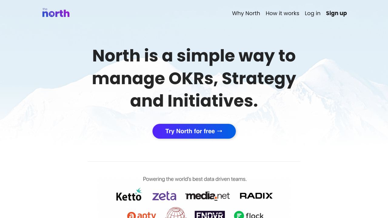 The North 网站截图
