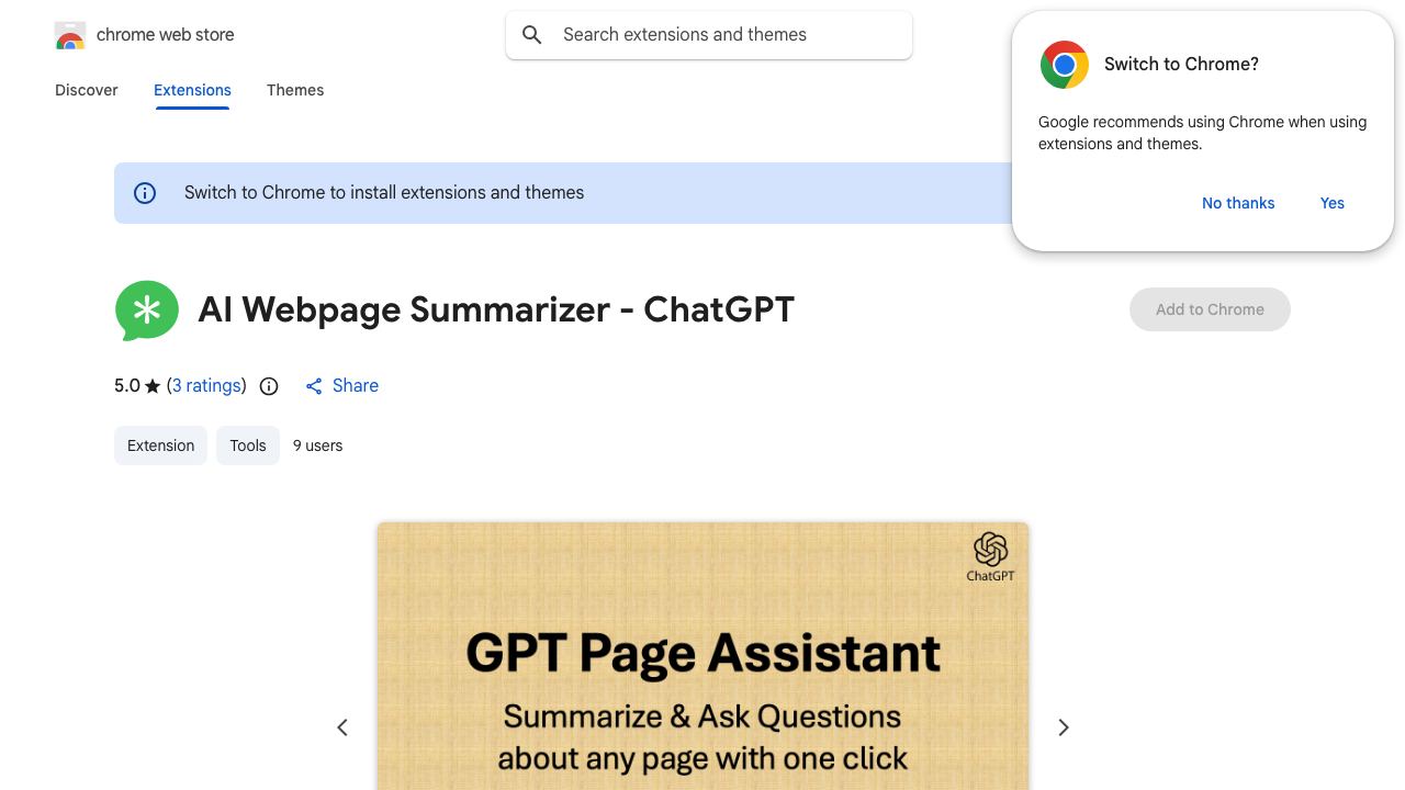 AI Page Assistant 网站截图