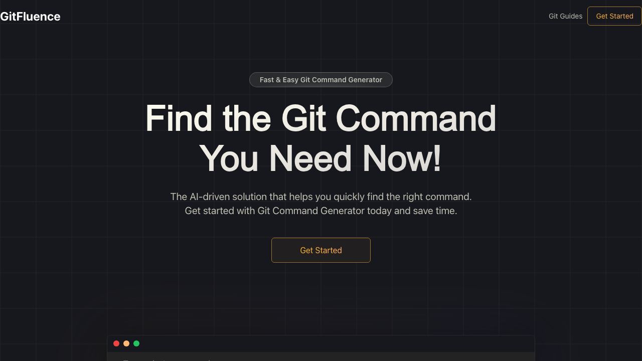 GitFluence website screenshot