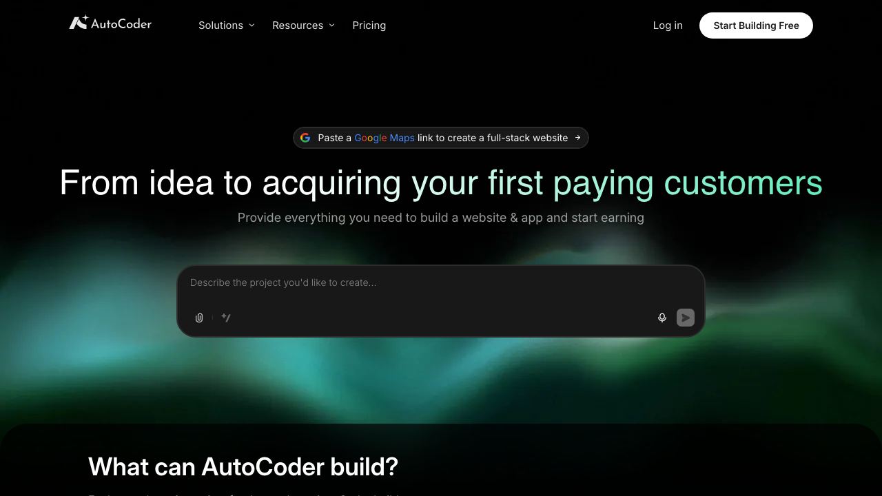 Autocoder.cc 网站截图