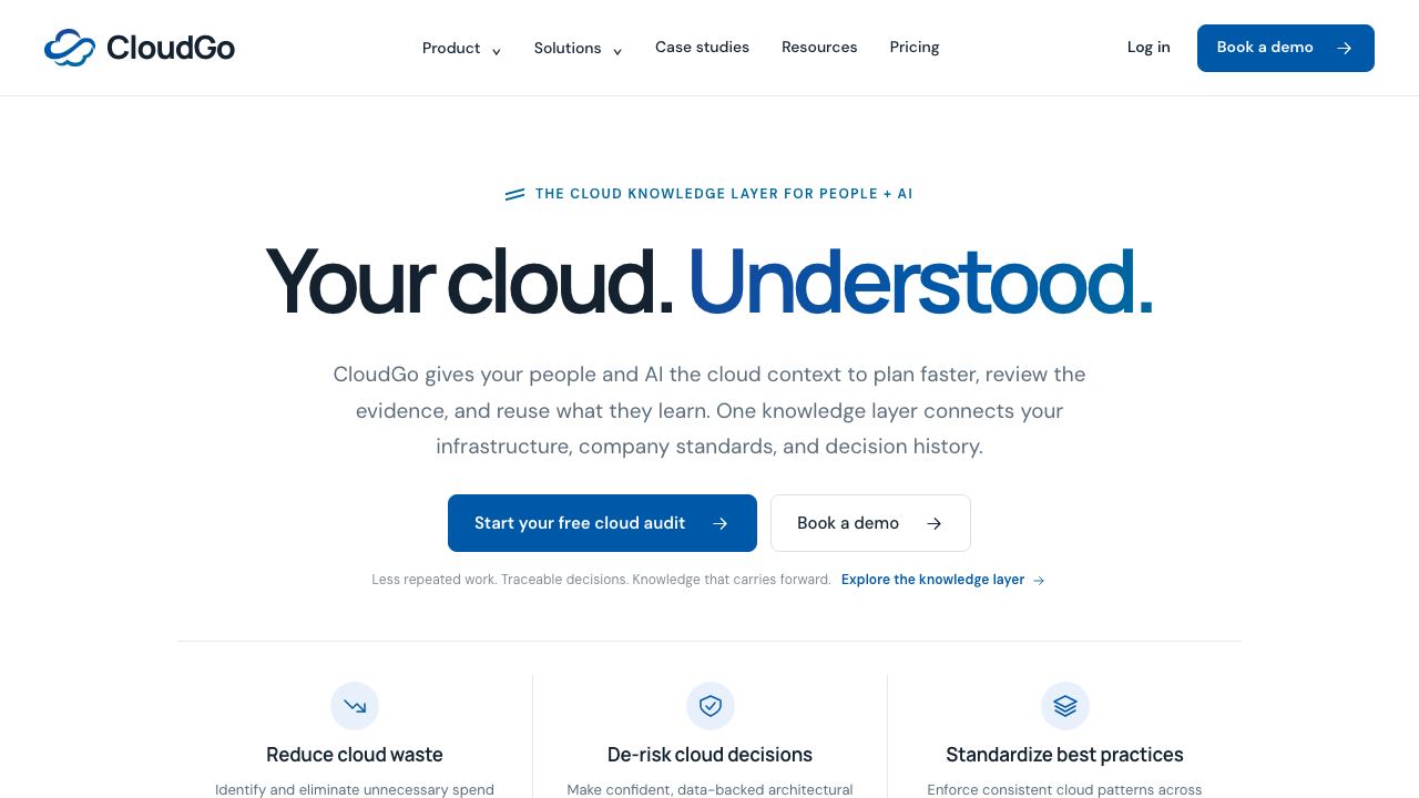 CloudGo.ai 网站截图