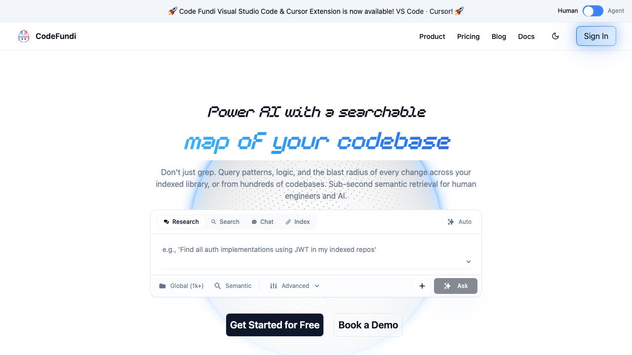 Code Fundi 网站截图