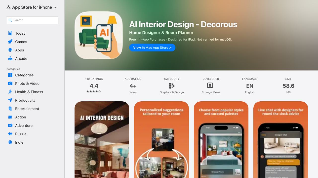 Decorous 网站截图
