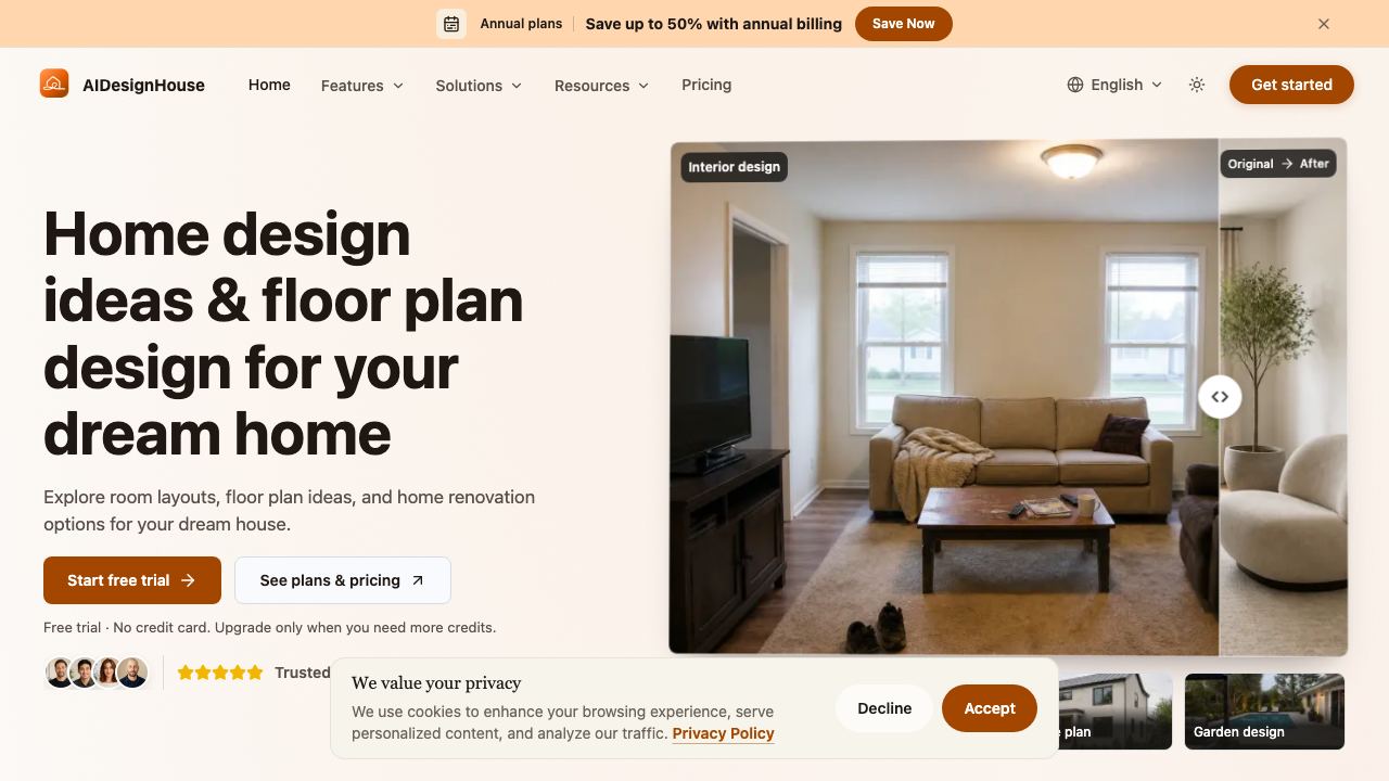 AIDesignHouse 网站截图