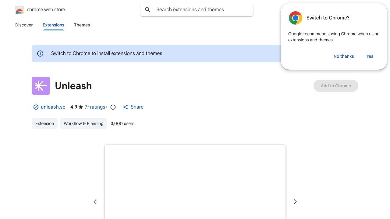 Unleash 网站截图