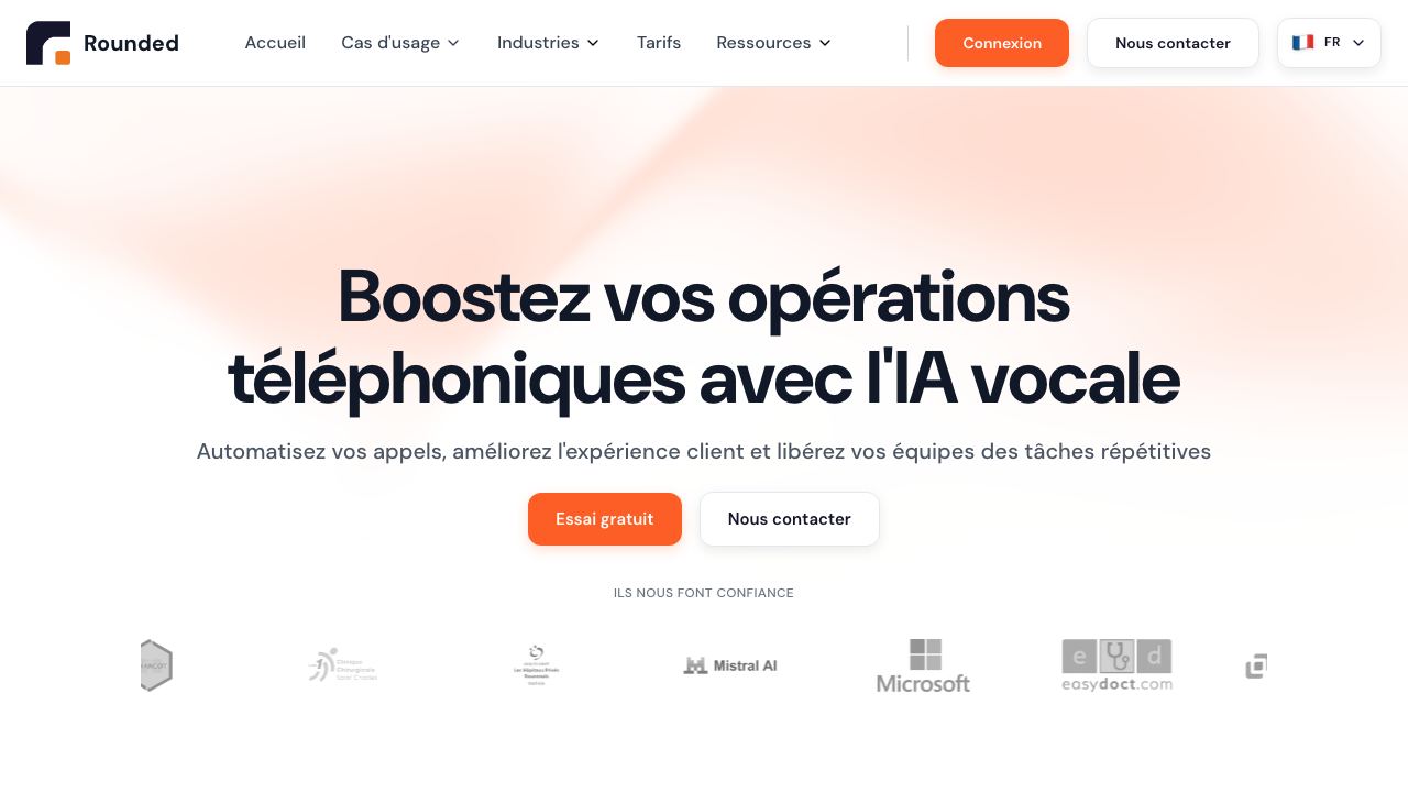 Rounded website screenshot