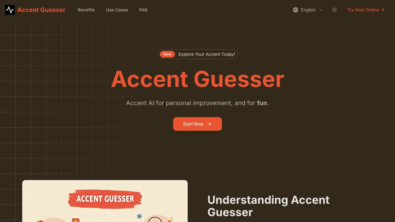 Accent Guesser 网站截图
