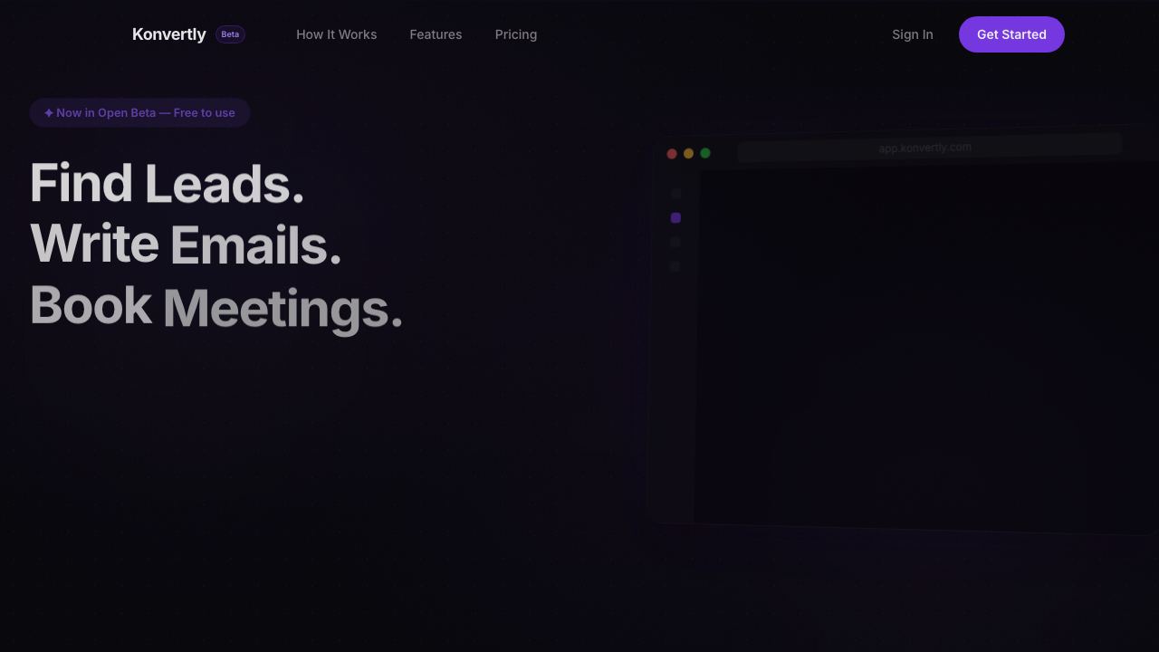 Konvertly 网站截图