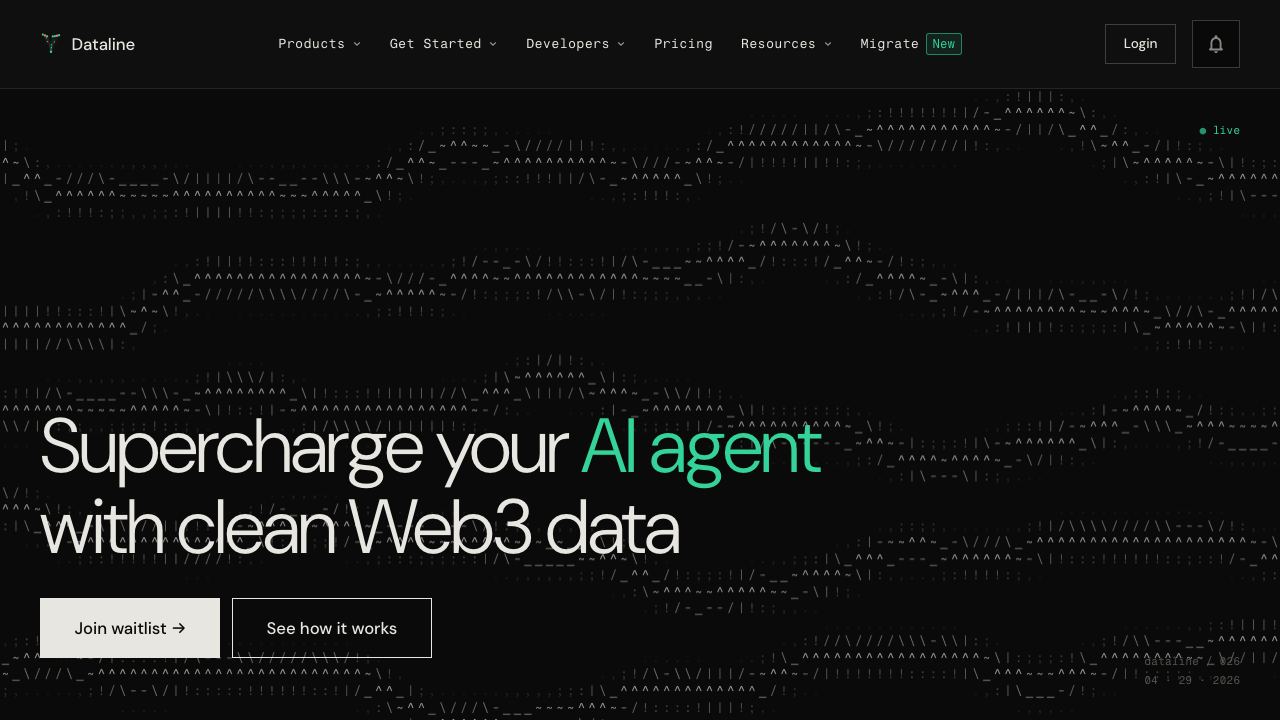 Tearline website screenshot