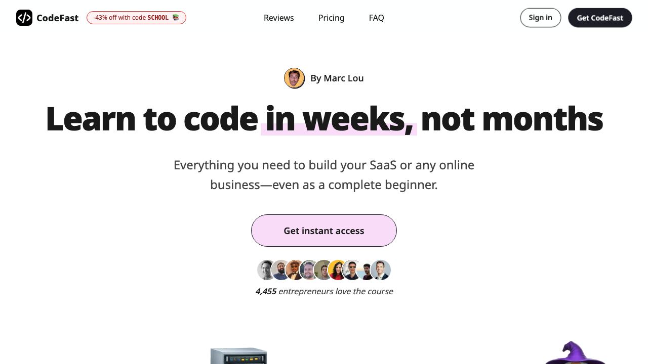 CodeFast 网站截图