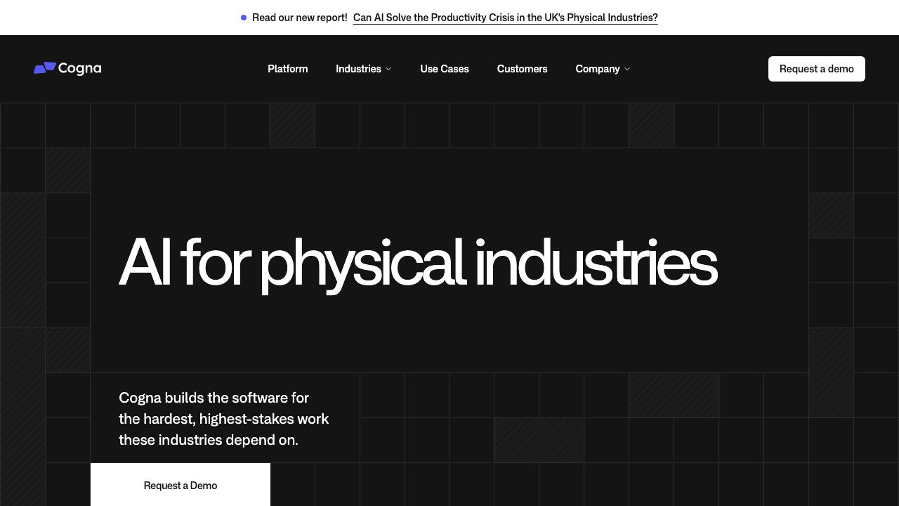 Cogna website screenshot