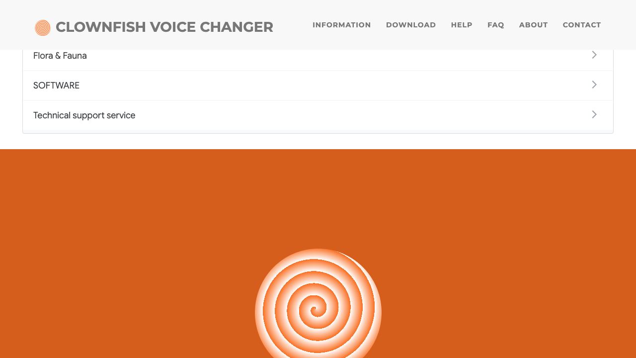 Clownfish Voice Changer 网站截图