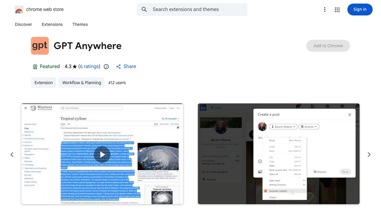 GPT Anywhere 网站截图