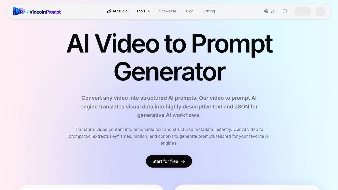 VideoInPrompt 网站截图
