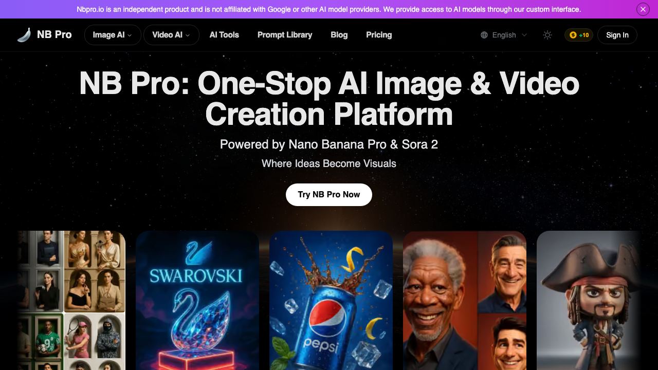 nbpro.io 网站截图