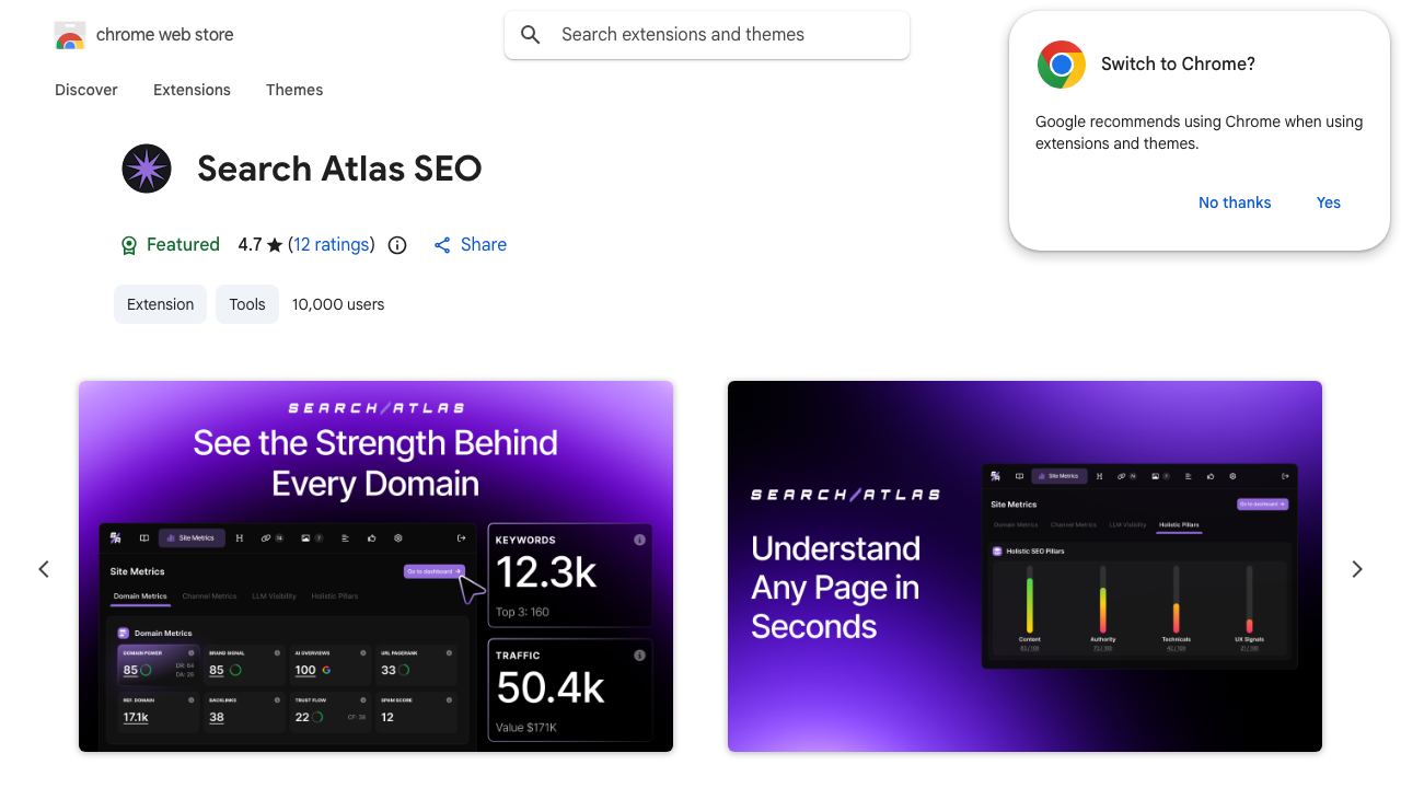 SearchAtlas SEO by LinkGraph 网站截图