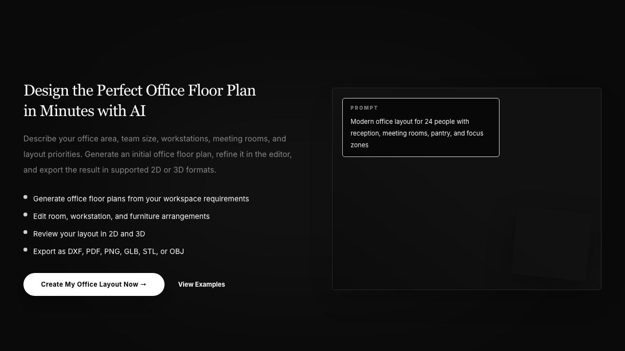 Office Floor Plan 网站截图