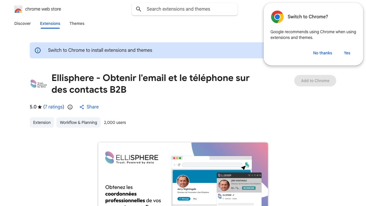 Sparklane: B2B accounts and contacts details 网站截图