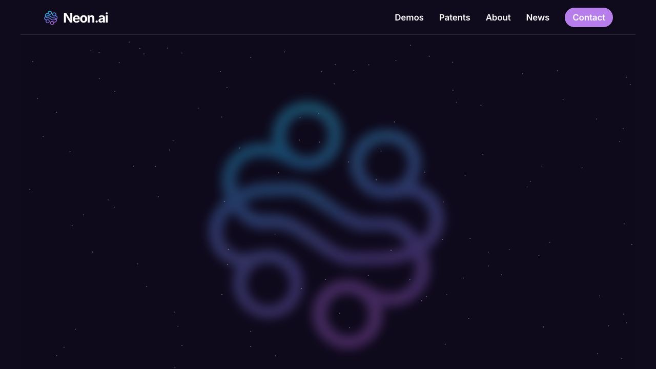 Neon AI 网站截图