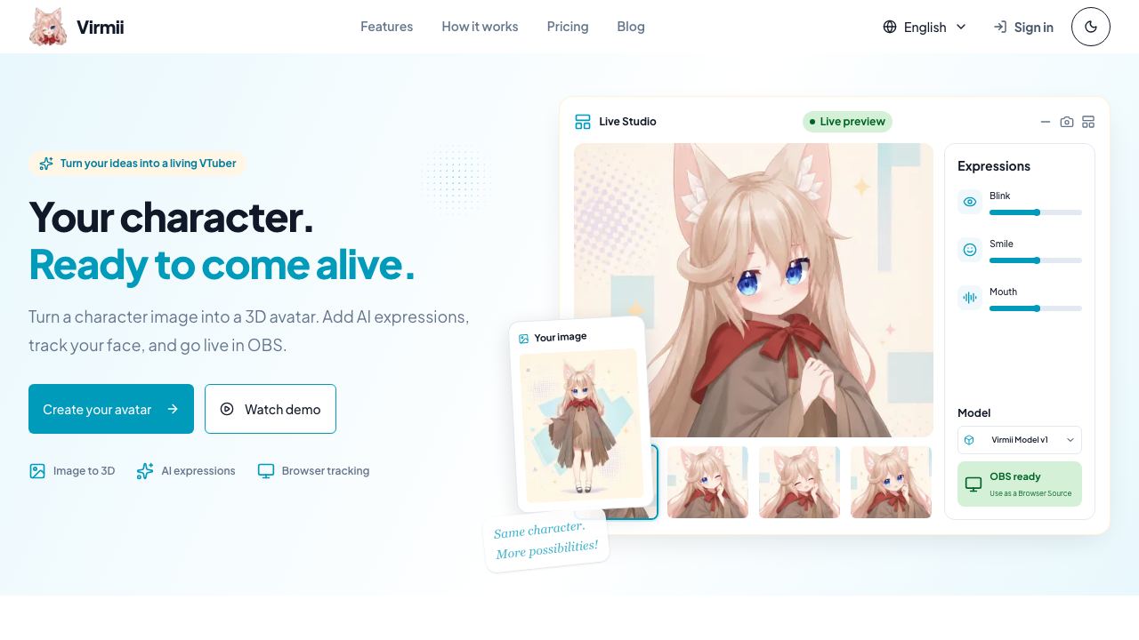 virmii website screenshot